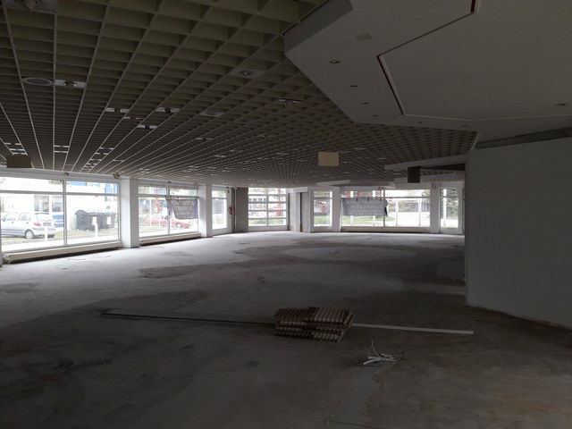 Leere Halle vor dem Ausbau, 2017
